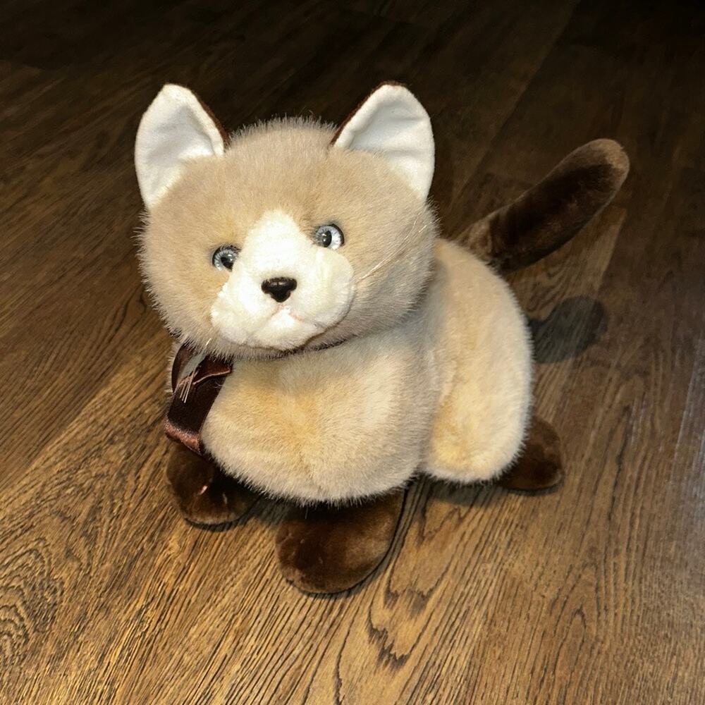 Vtg PLAYFUL PALS by Mervyns Siamese Cat Korea 12"